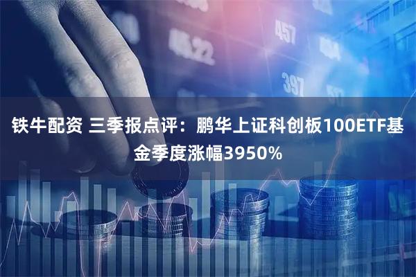铁牛配资 三季报点评：鹏华上证科创板100ETF基金季度涨幅3950%